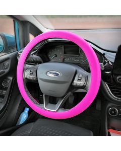 Siliconen stuurhoes-Steering wheel cover Roze