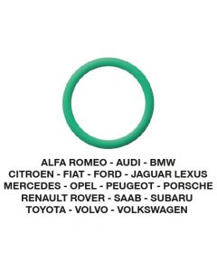 O-Ring Alfa-BMW-Opel-Saab-Volvo-etc. 15.80 x 1.90  (25 st.)