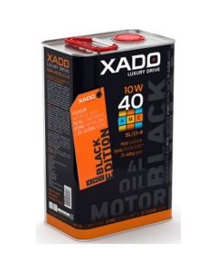 XADO LX AMC Black Edition 10W-40 SL Synthetische Motorolie 4 liter