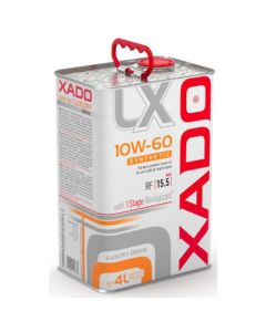 XADO Luxury Drive 10W-60 Synthetische Motorolie 4 liter