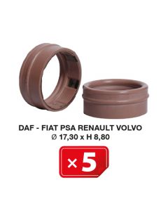 Airco Speciale pakking Daf-Fiat-PSA-Renault-Volvo Ø 17.30xH 8,80 (5 st.)