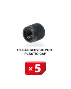 Airco Service Poort Plastic kapje  1/4 SAE (5 st.)