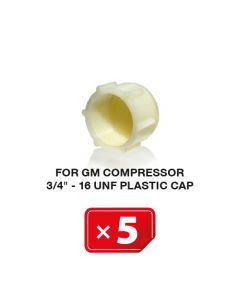 UNF Plastic Kapje voor GM Compressor 3/4"-16  (5 st.)