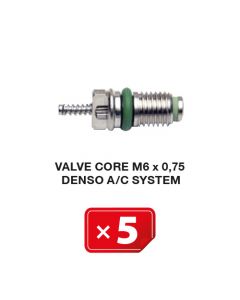 Ventiel kern M6 x 0.75 voor Denso Airco systemen (5 st.)