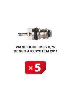 Ventiel kern M6 x 0.75 voor Denso Airco systemen 2011 (5 st.)