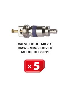 Ventiel kern M8 x 1 voor BMW-Mini-Rover-Mercedes 2011 Airco systemen (5 st.)