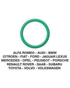 O-Ring Alfa-BMW-Opel-Saab-Volvo-etc. 15.80 x 1.90 (25 st.)