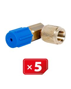 Retrofit Adapter Lagedruk zijde 90° 1/4" SAE. Set van 5 stuks