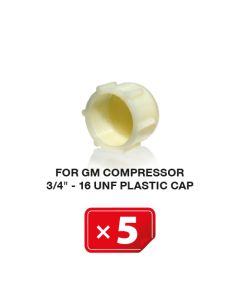 UNF Plastic Kapje voor GM Compressor 3/4"-16 (5 st.)