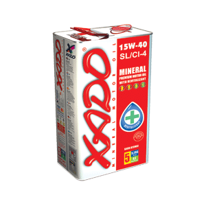 XADO Minerale Motorolie 15W-40 SL/CI-4, 4 liter