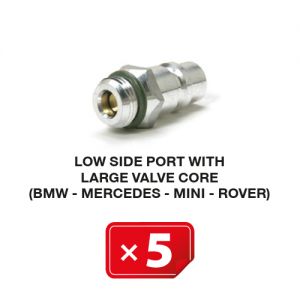 Nippel Lagedruk zijde met lang ventiel (BMW-Mercedes-Mini-Rover) (5 st.)