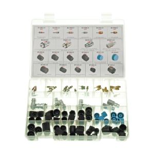 Assortiment afsluitdopjes-ventielen-nippels