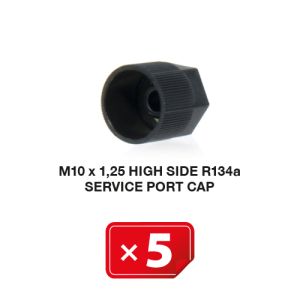 Airco Service Poort Kapje M 10 x 1.25 Hogedruk zijde R134a (5 st.) Airco Service Poort Kapje M 10 x 1.25 Hogedruk zijde R134a (5 st.)