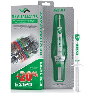 XADO Revitalizant EX-120 Versnellingsbak, Spuit 8 ml XADO Revitalizant EX-120 Versnellingsbak, Spuit 8 ml